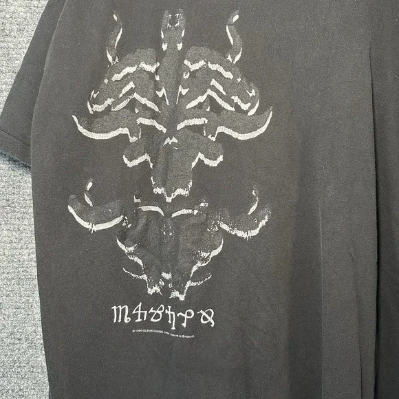 Vintage Rare 1994 Danzig 4 Tour Single Stitch Tee Shirt XL Black